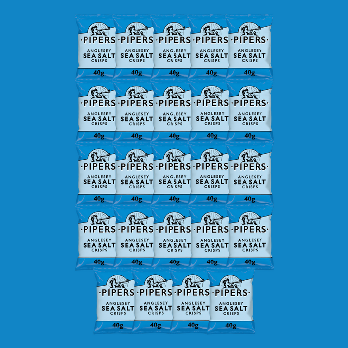 Close-up of a crisp showing its golden, crunchy texture.