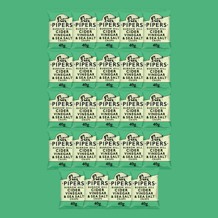 A bowl of crisps showing their crispy, hand-cooked texture.