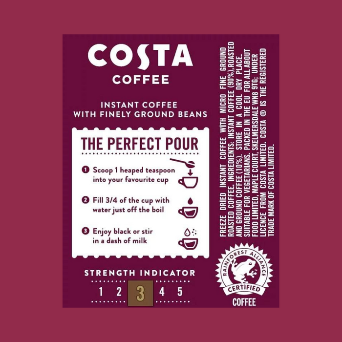 Instant Smooth Medium Roast Coffee 6 x 100g