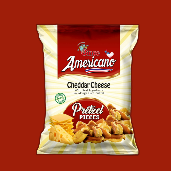 Cheddar Cheese and Ham Pretzel Pieces (Pack of 10)