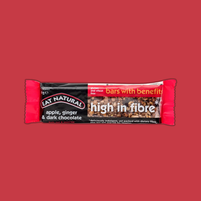High In Fibre With Apple, Ginger & Dark Chocolate (Pack of 12)
