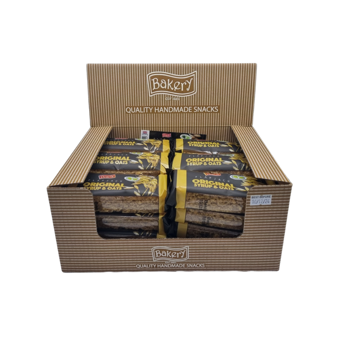 Pearl's Original Syrup & Oats Flapjacks - High-energy snack bars with rolled oats