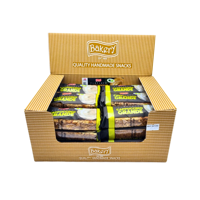 Pearl's Coffee Flavoured Cappuccino Flapjacks - High-energy oat bars with rich coffee flavour