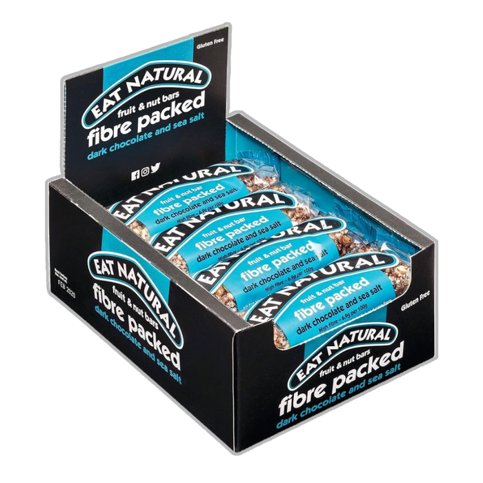 Fibre Packed Dark Chocolate & Sea Salt (Pack of 12)