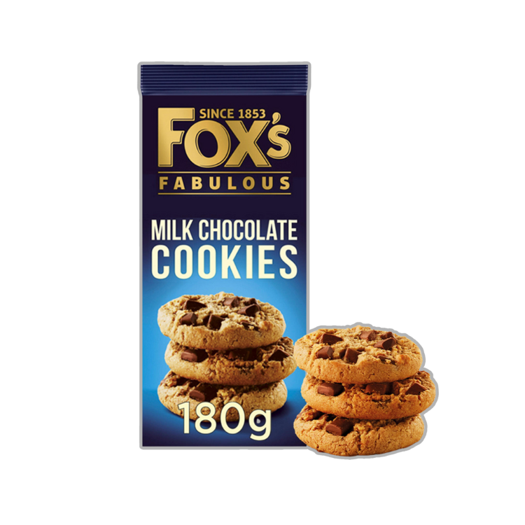 Fox's Fabulous Milk Chocolate Cookies 180g