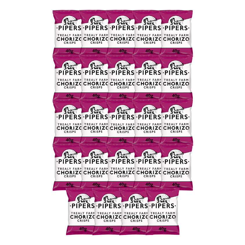 PIPERS Trealy Farm Chorizo Crisps 40g x 24
