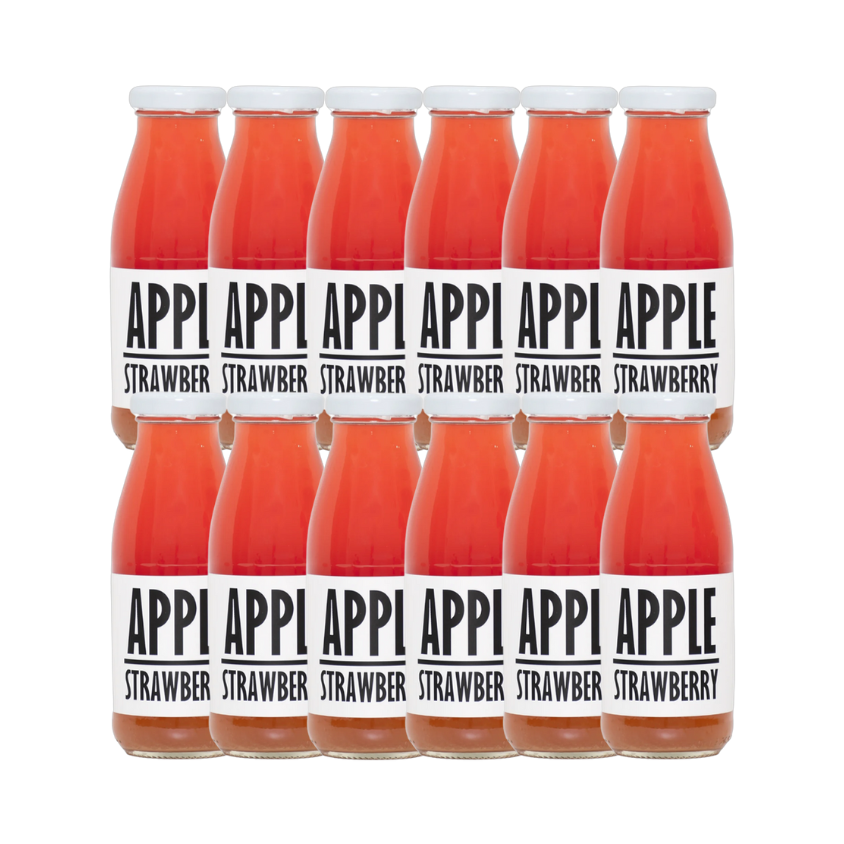 Pressuice Apple & Strawberry Juice 250ml (Pack of 12)