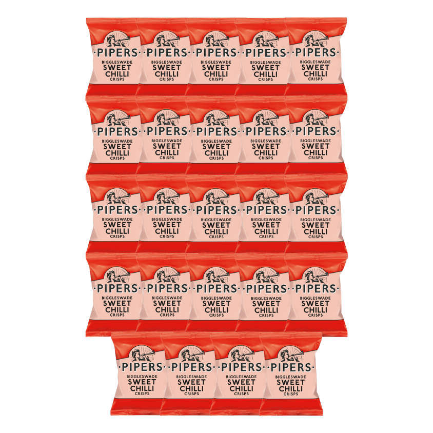 PIPERS Biggleswade Sweet Chilli Crisps 40g x 24