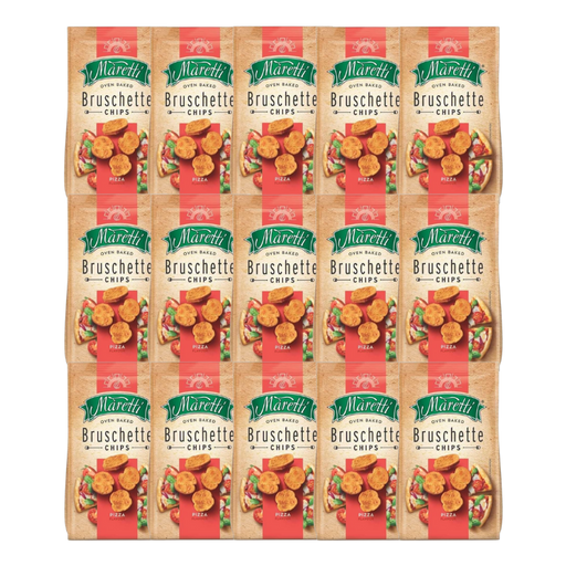 Maretti Pizza Bruschette Chips 70g pack front view