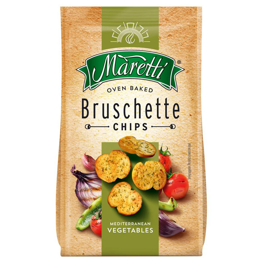 Maretti Mediterranean Vegetables Bruschette Chips 70g x 14