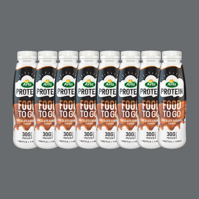 A close-up of the creamy chocolate caramel shake, showcasing its smooth texture.