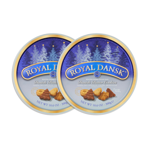 Royal Dansk Winter Cookie Collection 300g festive biscuit tin pack