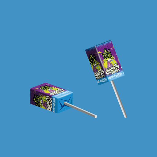 A close-up of unwrapped lollipops showcasing their bright colors.