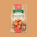 Close-up of Maretti pizza-flavoured bruschette chips