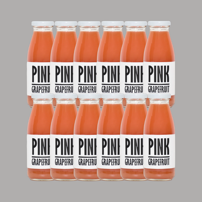 A close-up of the juice label, highlighting "100% cold-pressed, no added sugar."