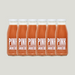 A 6-pack of bottles neatly arranged for storage.