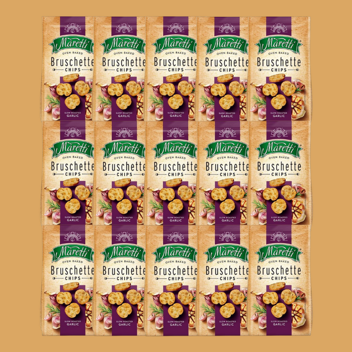 Maretti chips served with cheese and olives