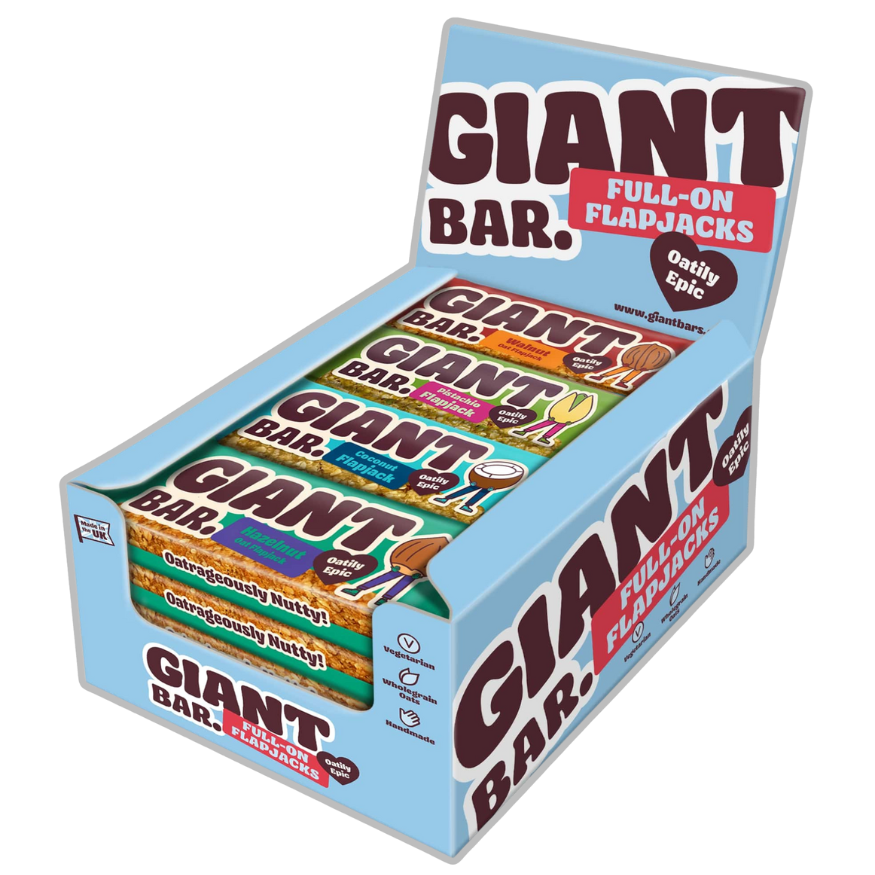 Ma Baker Giant Bars Mix Nut Pack Of 20 Snack Oat Vegan Bars — Buysnacksuk