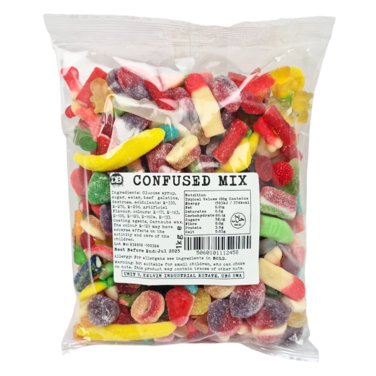 Confused mix, Pick & Mix Sweets 1kg - 20 Variety Pack for Parties and ...