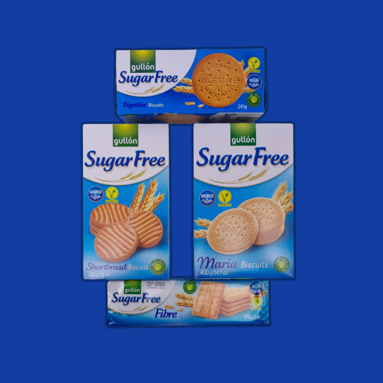 Healthy Snack Options with Gullon Sugar Free Biscuits