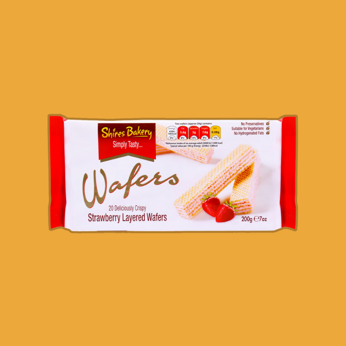 Strawberry Wafers 200g