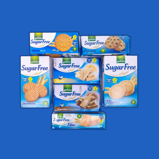 Assorted pack of Gullon Sugar Free biscuits - healthy snacking