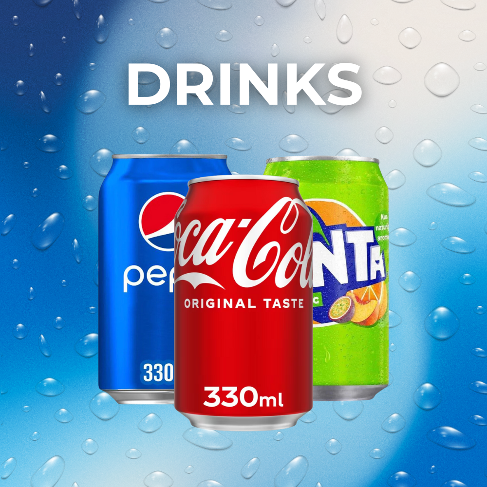 Soft drinks, coffee