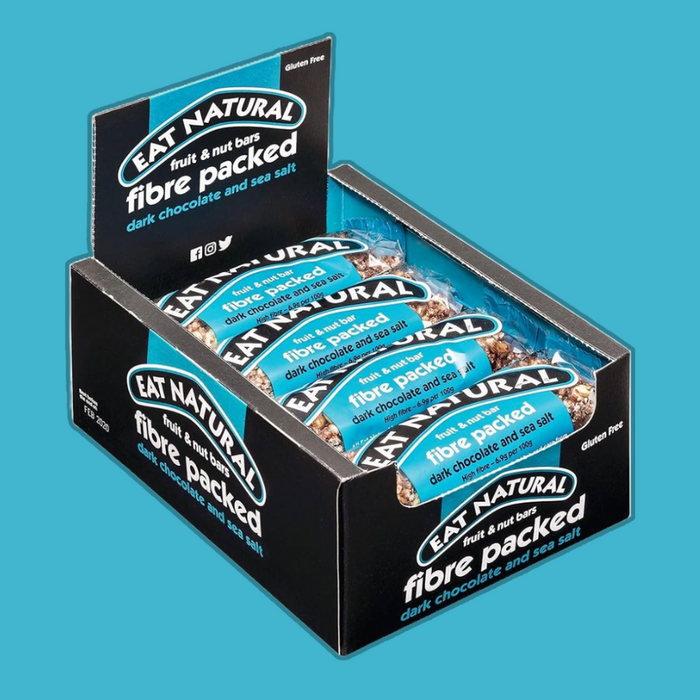 Fibre Packed Dark Chocolate & Sea Salt (Pack of 12)