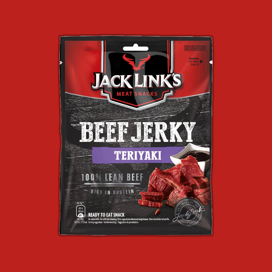 Jack Link's Beef Jerky Teriyaki (Pack of 12)