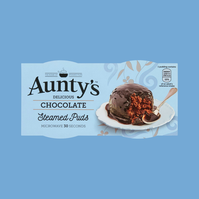Aunty's Chocolate Steamed Puddings 2's x 1