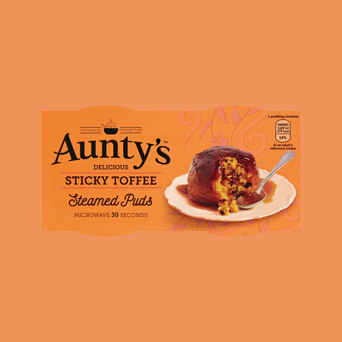 Aunty's Sticky Toffee Puddings 2's x 1