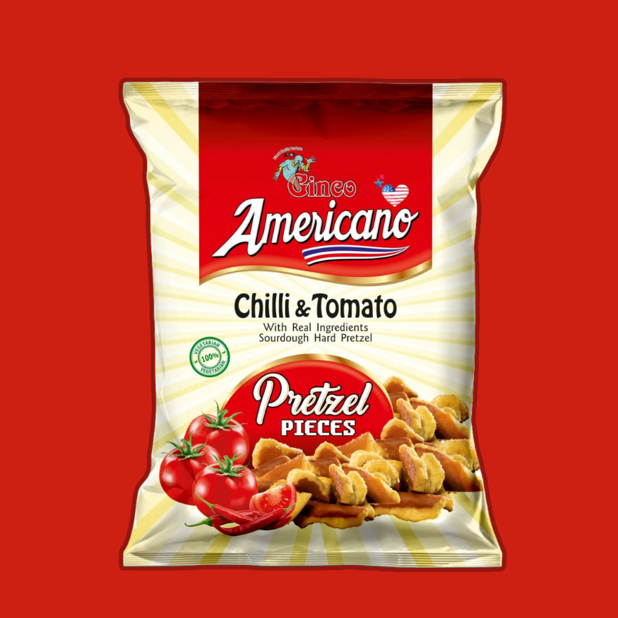 Chilli & Tomato Pretzel Pieces (Pack of 10)