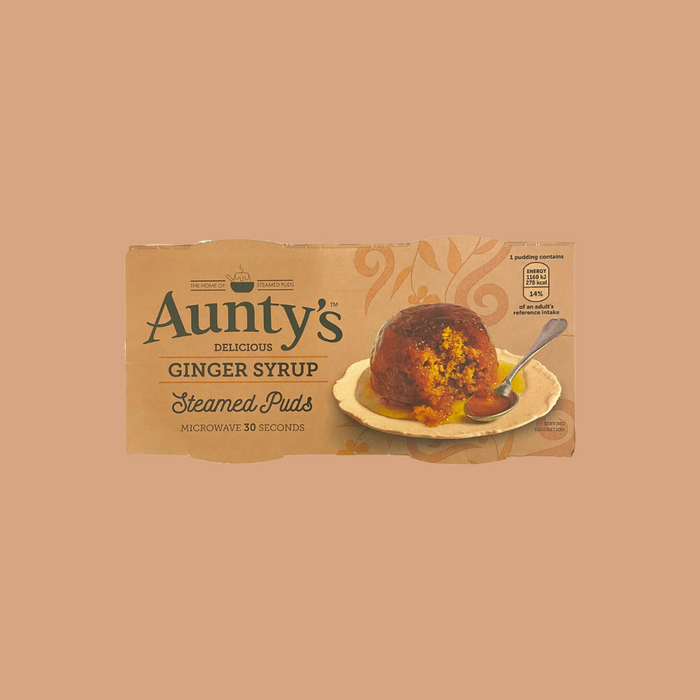 Aunty's Ginger Steamed Puddings 2's x 1