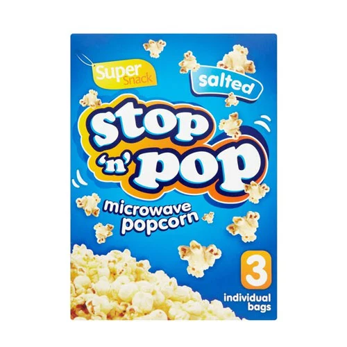 Microwave Salty Popcorn 3 x 85g (255g)