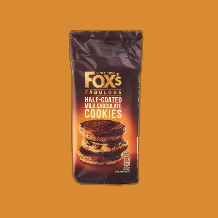 Fox's chocolate cookies served with a cup of coffee