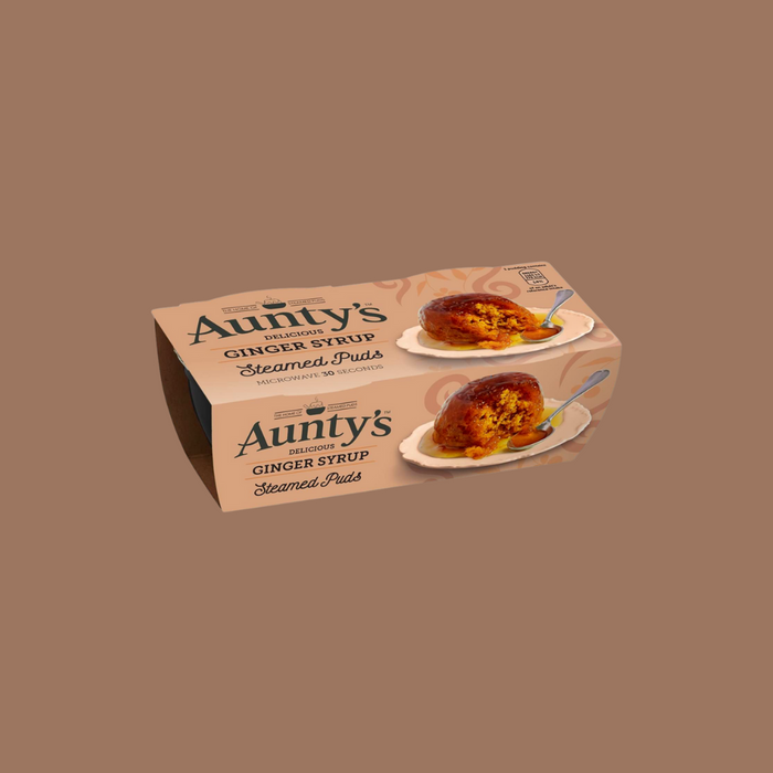 Aunty's Ginger Steamed Puddings 2's x 1