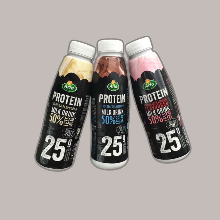 Arla Protein Chocolate Milk Shake 482ml (Pack of 8)