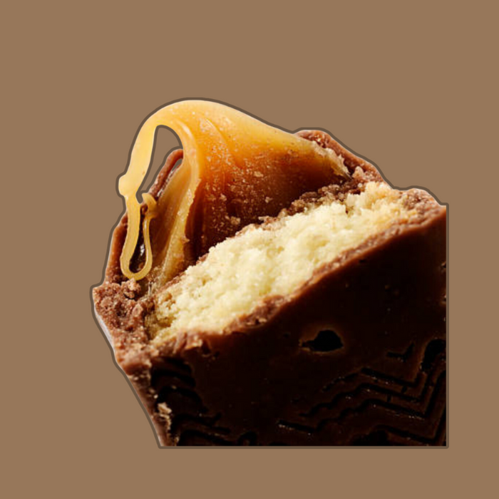 Close-up of CR SNACKING's unique broken biscuits