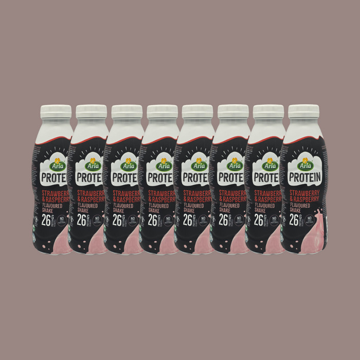 Arla Protein Strawberry Milk Shake 482ml (Pack of 8)