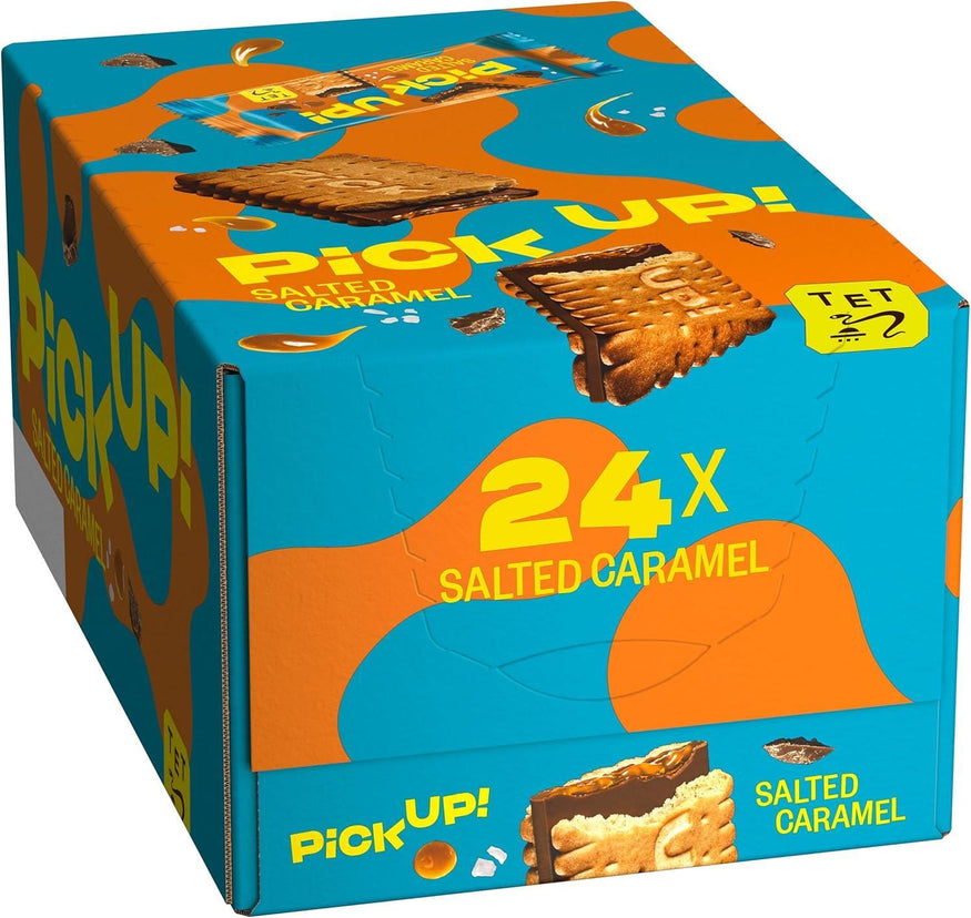 Pick Up Salted Caramel Biscuits 28g x 24