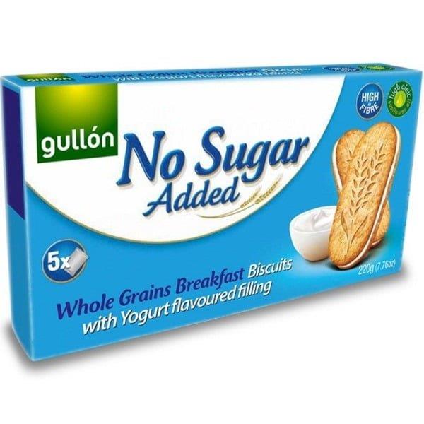 Gullon No Added Sugar Sandwich Biscuits Yogurt x 3