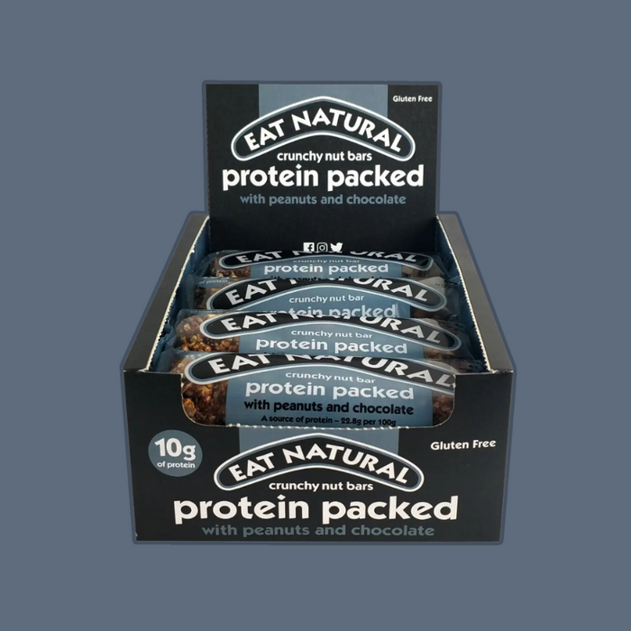 Protein Packed Nut Bar with Peanuts & Chocolate (Pack of 12)