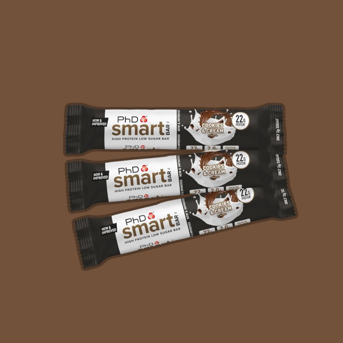 Nutritious Cookies & Cream Flavored Protein Bar