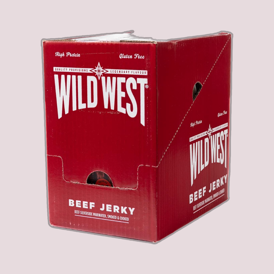 Wild West Beef Jerky Original (Pack of 12)