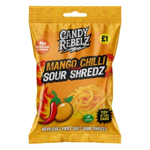 CandyRebelz Mango Chilli Sour Shredz 10 x 120g