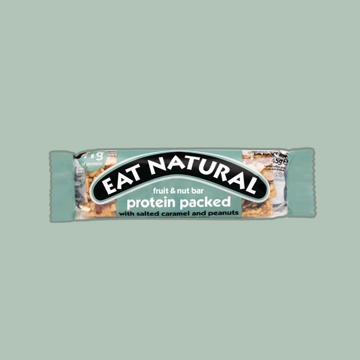 Protein Packed Fruit & Nut Bar with Salted Caramel & Peanuts (Pack of 12)