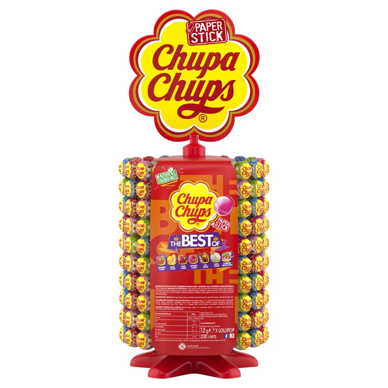 Chupa Chups STAND - 200 Lollipops