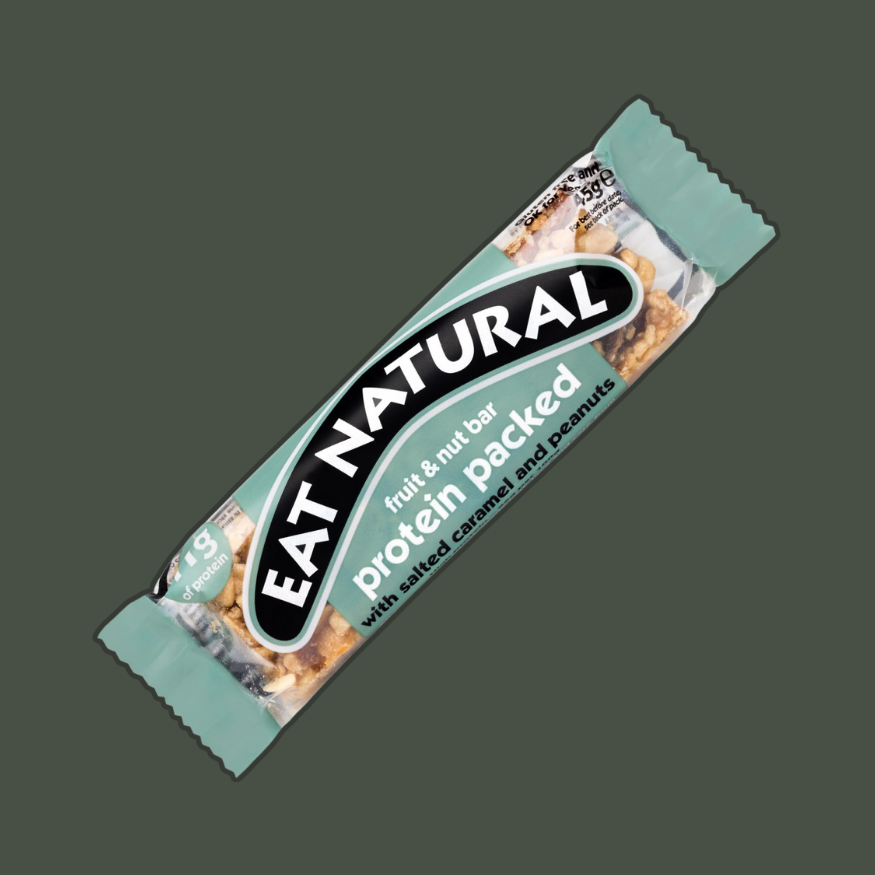 Protein Packed Fruit & Nut Bar with Salted Caramel & Peanuts (Pack of 12)