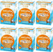 Six-pack of Mokate Gold Premium Caramel Iced Coffee (6 × 120g) — gold-labeled jars showing caramel swirl, instant iced coffee multipack.