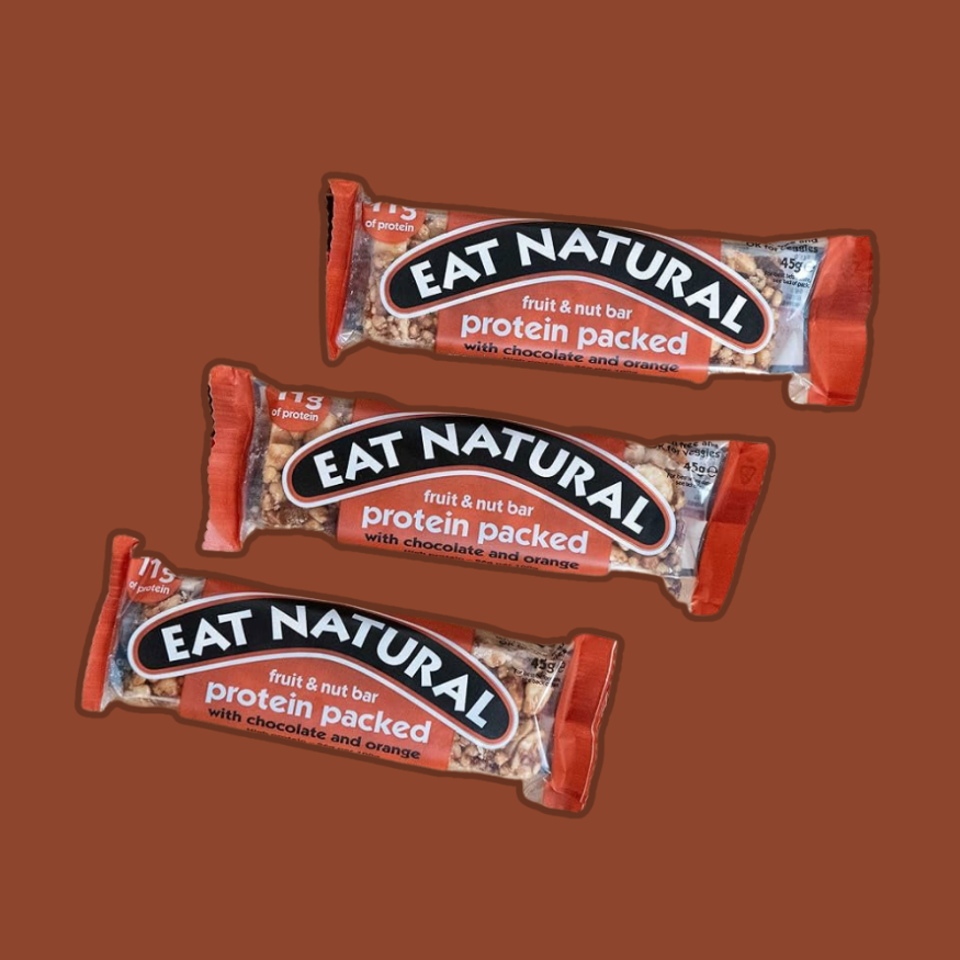 Protein Packed Fruit & Nut Bar with Chocolate & Orange (Pack of 12)